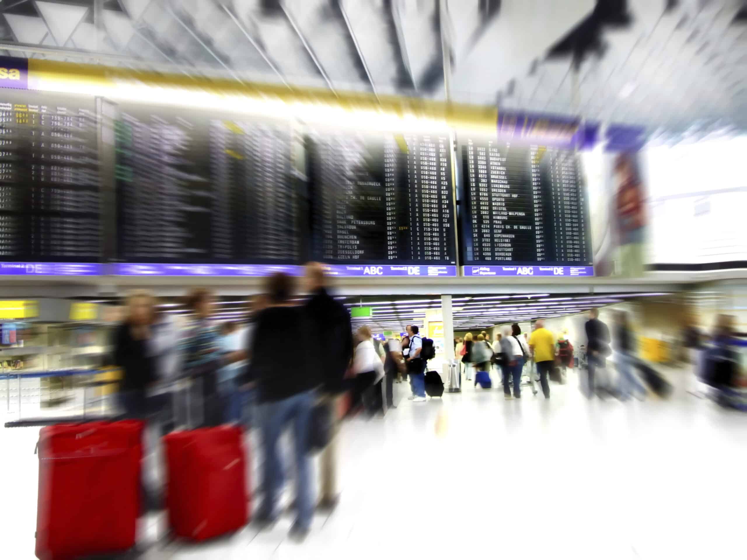 Airport Crowd