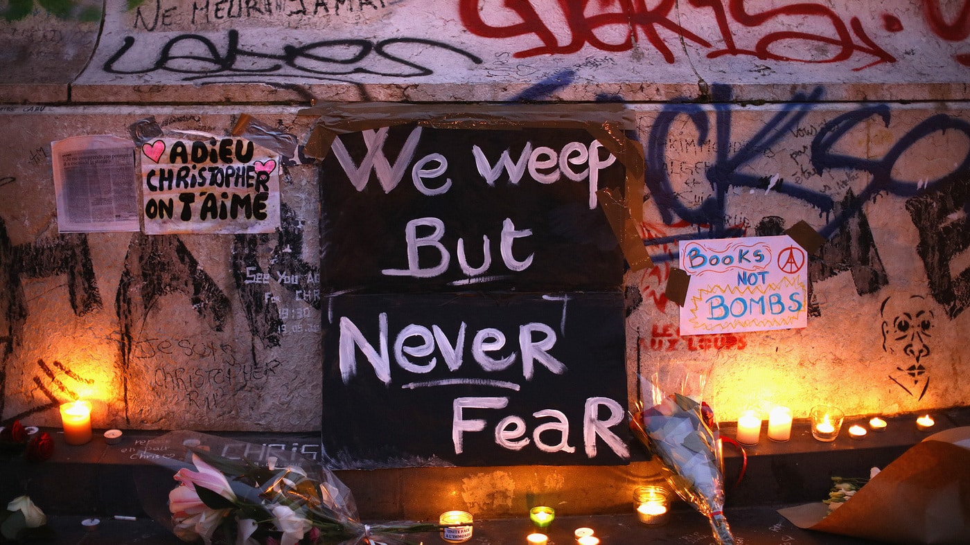 Paris Attacks - We weep but never fear