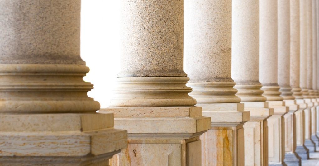 Classic Stone Colonnade