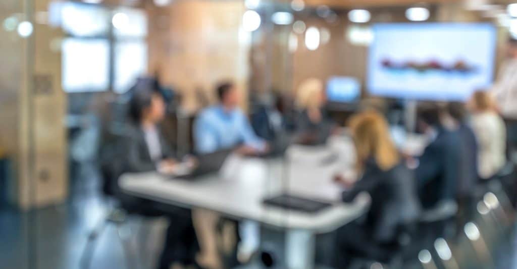 People in Conference Room - Soft Focus