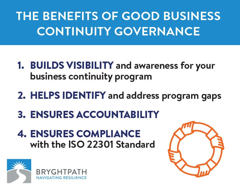 Benefits-of-Good-Governance Why good Business Continuity Governance is critical to Resilience
